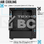 Компьютерный корпус Aerocool / Formula Python (3xUSB, 2xAudio, 0.5 мм,2x200 мм FAN, прозрачная стенка-закаленное стекло, ATX, без БП), фото8