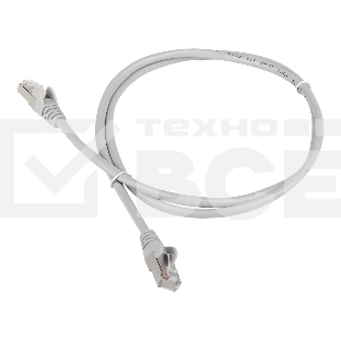 Кабель Патч-корд Lanmaster FTP TWT-45-45-1.0/S6-GY вилка RJ-45-вилка RJ-45 кат.6 1м серый ПВХ (уп.:1шт)