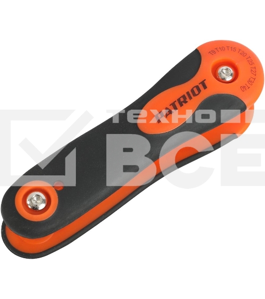 Набор ключей PATRIOT SKT-8F, TORX, T9-T40 складные, CRV, 8-в-1