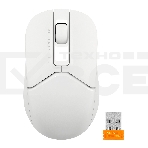 Мышь беспроводная A4Tech Fstyler FG12 белый, 1200 dpi, радиоканал, USB, кнопки - 3, фото10