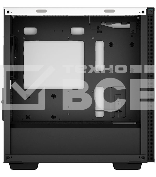 Компьютерный корпус Deepcool CH370 белый без БП mATX 1x120mm 1xUSB2.0 1xUSB3.0 audio bott PSU