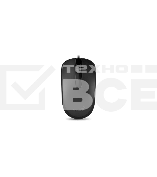 Мышь проводная Genius DX-120 черный, 1000 dpi, USB, кнопки - 3