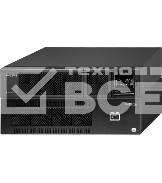 Источник бесперебойного питания Systeme Electriс Smart-Save Online SRT, 5000VA/5000W, On-Line, Extended-run, Rack 2U+3U(Tower convertible), LCD, Out: Hardwire, SNMP Intelligent Slot, USB, RS-232, Pre-Inst. Web/SNMP