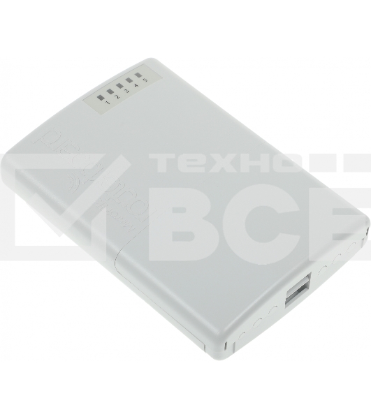 Маршрутизатор MikroTik RB750P-PBr2 PowerBox with 650MHz CPU, 64MB RAM, 5xLAN (four with PoE out), RouterOS L4, outdoor case, PSU, PoE, mounting set