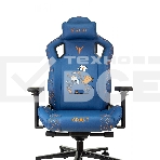 Кресло игровое Knight Craft Dragon синий эко.кожа крестов. металл, фото20