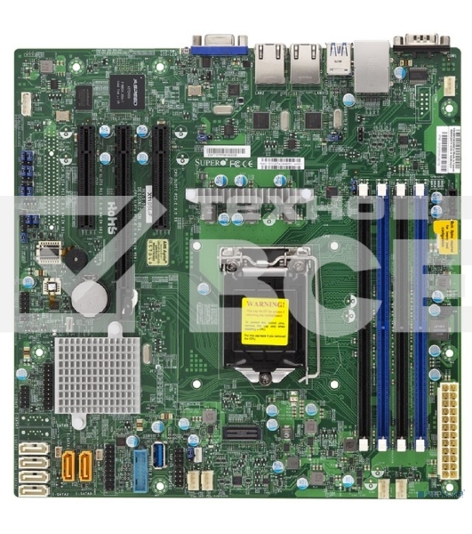 Материнская плата SuperMicro MBD-X11SSL-F-B Soc-1151 iC232 mATX 4xDDR4 6xSATA3 SATA RAID i210AT 2хGgbEth bulk