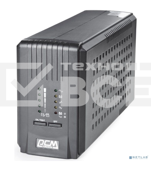 Источник бесперебойного питания Powercom SPT-500-II 400Вт 500ВА черный
