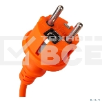 Удлинитель-шнур 1х10м вилка+розетка 2Р+РЕ IP44 УШ-01РВ 3х1 оранж. IEK WUP10-10-K09-44, фото 1