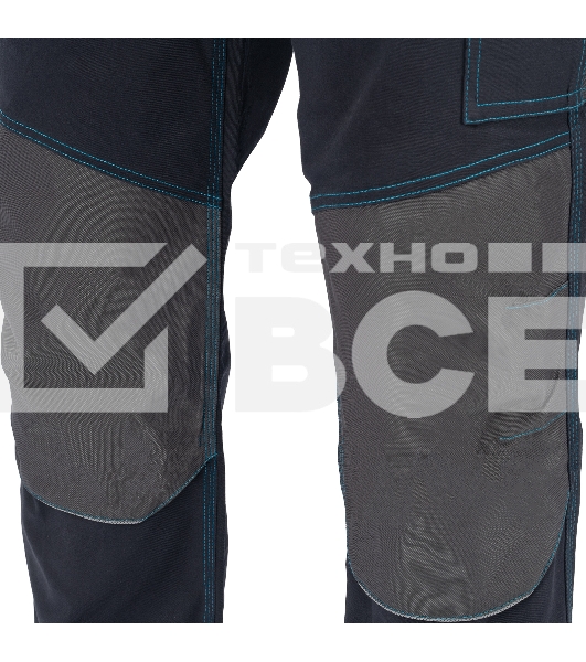 Брюки профессиональные рабочие, 97% хлопок 3% спандекс, M Gross