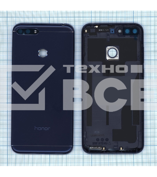 Задняя крышка для Huawei Honor 7A Pro  синяя