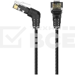 Патч-корд Vention прямой UTP cat.6a, RJ45 угол 90 - 2м. Черный, фото5