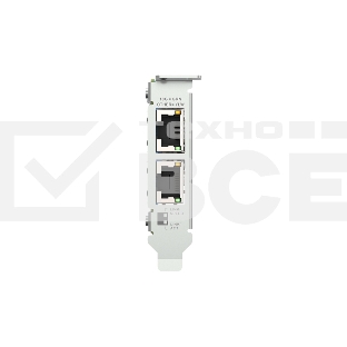 Сетевая карта/ QNAP QXG-10G2T Dual-port BASET 10GbE network expansion card; low-profile form factor; PCIe Gen3 x4