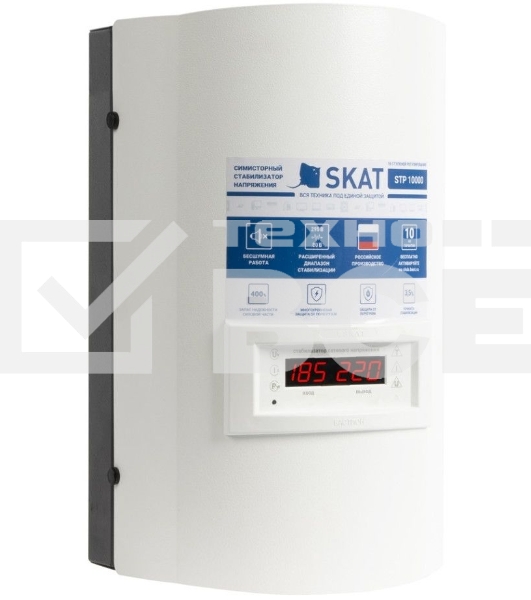 Стабилизатор напряжения Бастион Skat STP 10000 исп.Н 10000ВА белый