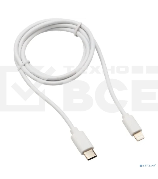 Кабель Rexant Type-C-Lightning 2.4 A, 1 м, белый ПВХ