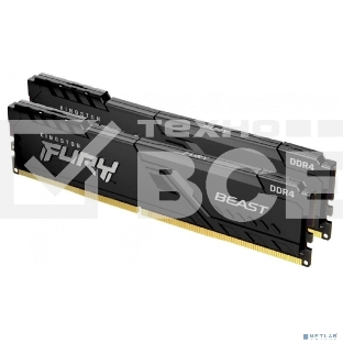 Оперативная память Kingston 32GB 3200MT/s DDR4 CL16 DIMM (Kit of 2) 1Gx8 FURY Beast Black