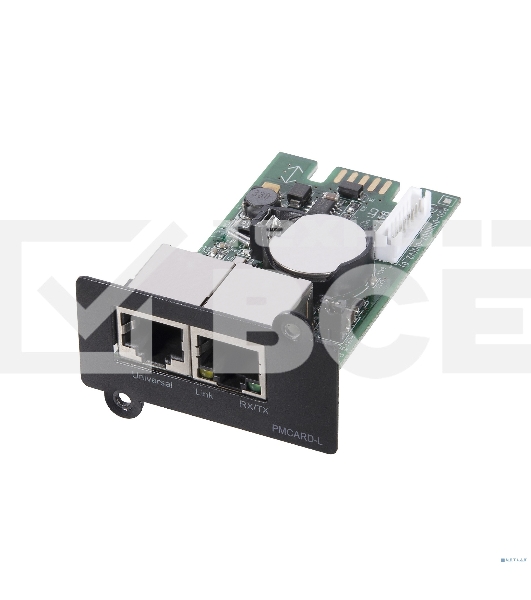 SNMP карта CBR PMC-02E для удаленного управления по сети Ethernet c Английским интерфейсом, 2xRJ45, PowerMaster
