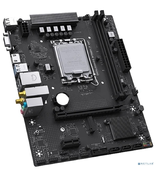 Материнская плата Maxsun MS-Challenger B760M-F WIFI (Socket 1700, mATX, 2*DDR4(64Gb), VGA/HDMI, 3xSATA3, 1*M.2,1xPCI-E x16/1xPCI-E x1, 2*USB 2.0, 2*USB 3.2 Gen1, LAN 1*1G, Bluetooth, Wi-Fi 802.11ac, RTL)