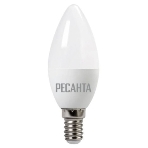 Лампа светодиодная LL-R-C37-5W-230-4K-E14 (свеча, фото 1