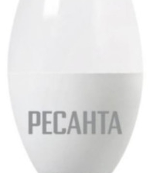 Лампа светодиодная LL-R-C37-5W-230-4K-E14 (свеча