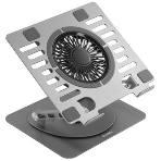 Подставка для ноутбука Digma D-NCP170-2x110RGb 18' 400x288x45мм 52дБ 2xUSB 2x 110ммFAN 1250г Fan-control металл/пластик черный, фото 1