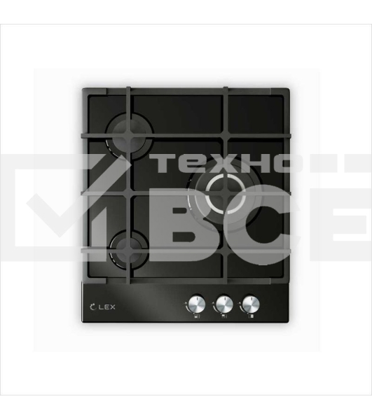 Газовая варочная поверхность LEX GVG 431 BL черный