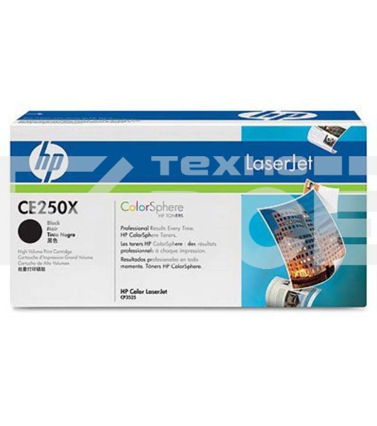 Картридж лазерный HP CE250X черный для CLJ CM3530/CP3525 10500стр.