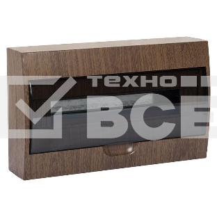 Щит ЩРН-П-18 IP41 темное дерево PROxima EKF pb40-n-18-dark