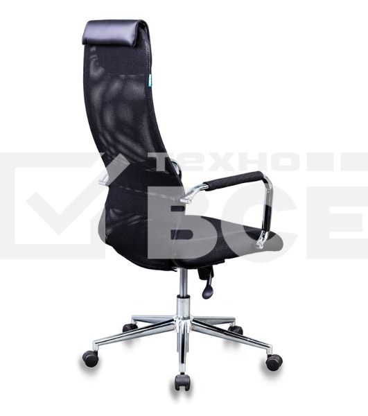 Кресло руководителя Бюрократ KB-9N/BLACK черный TW-01 TW-11 сетка крестовина хром