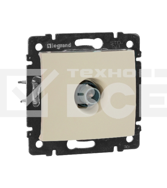 Розетка телевизионная Legrand 774329 TV Valena звезда 1,5Дб 2400МГц (слоновая кость)