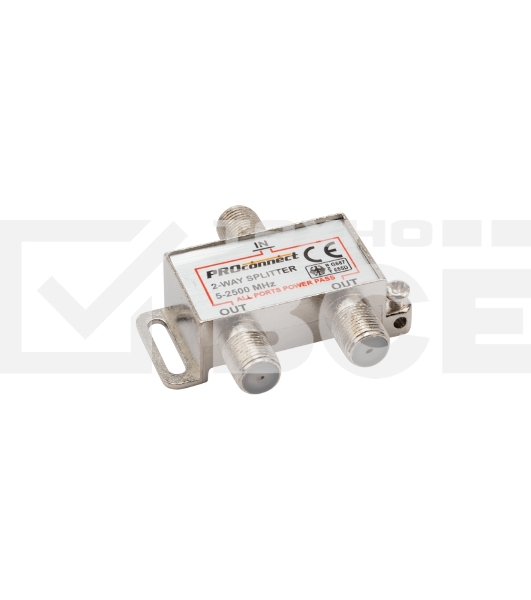Делитель  (FD-2515) ТВ  х 2 под F разъём 2500 СПУТНИК   PROCONNECT