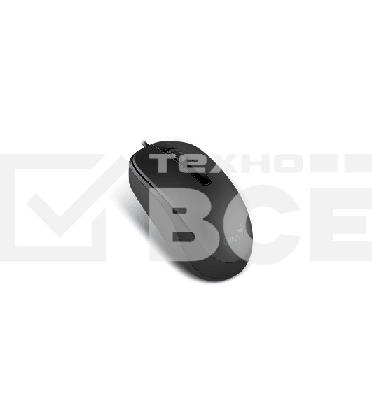 Мышь проводная Genius DX-120 черный, 1000 dpi, USB, кнопки - 3