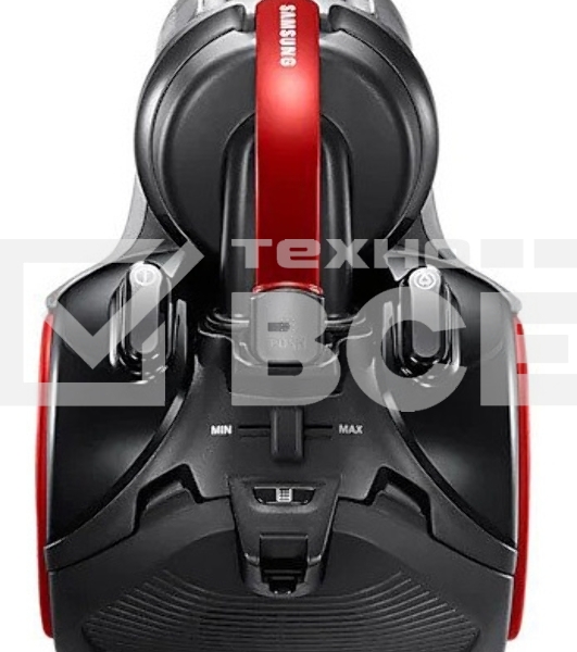 Пылесос Samsung VC15K4116VR/EV красный/черный, 390/1500 Вт, уборка сухая, пылесборник контейнер 1.3 л