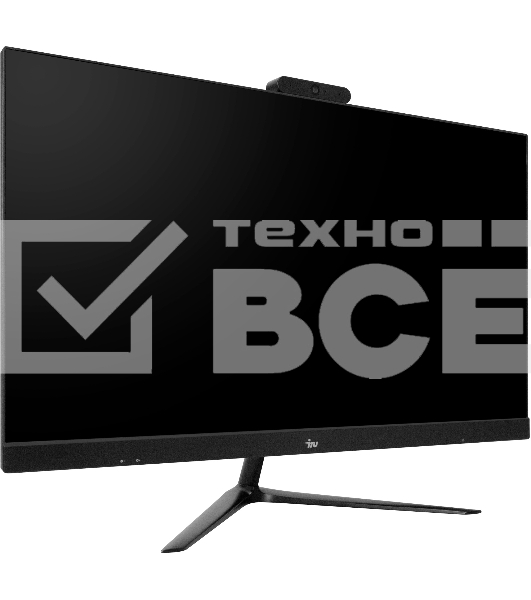 Моноблок IRU Агат 313 23.8' Full HD i3 10100 (3.6) 8Gb SSD256Gb UHDG 630 Free DOS GbitEth WiFi BT 120W клавиатура мышь Cam черный 1920x1080 (RUS)