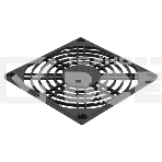 Решетка для вентилятора 90x90 ExeGate EG-090PSB (90x90 мм, пластиковая, квадратная, черная), фото 1
