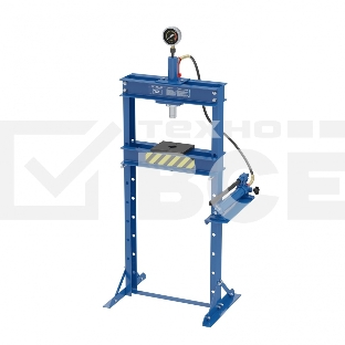Пресс гидравлический с манометром, 12 т (комплект из 2 частей) Stels