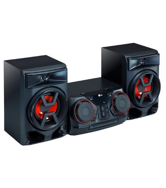 Музыкальный центр LG CK43 Мидисистема, мощность 300 Вт, DVD, FM, MP3, Воспр. с USB 2, HDMI, Bluetooth, аудиовход, Karaoke Star, Wireless Party Link