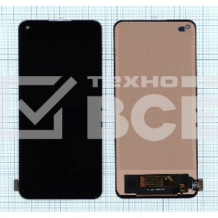 Дисплей для Xiaomi Mi 11 Lite в сборе с тачскрином TFT черный