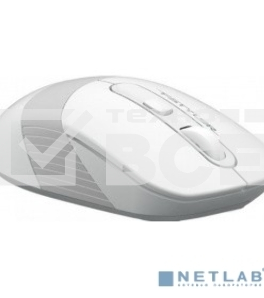 Мышь беспроводная A4Tech Fstyler FG10 белый/серый, 2000 dpi, радиоканал, USB, кнопки - 4
