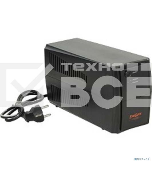 Источник бесперебойного питания ExeGate EP244541RUS Power Back BNB-400<400VA, Black, 2 евророзетки>