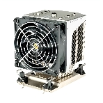 Кулер Ablecom ACL-S41130 серебристый 90 мм алюминий/медь 4700 об/мин, 46 дБ, 4 pin, 400 Вт, 124.5 мм, фото 1