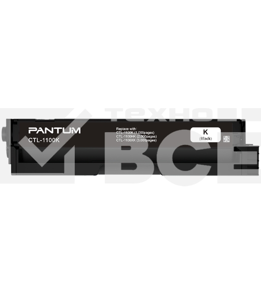 Картридж Pantum CTL-1100K for CP1100/CP1100DW/CM1100DN/CM1100DW/CM1100ADN/CM1100ADW/CM1100FDW Black (1000 pages)