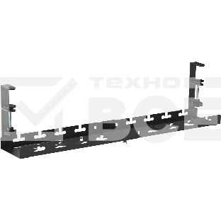 Кабель-канал Cactus CS-CM-700-1BK для столов 72.8x13x19см черный