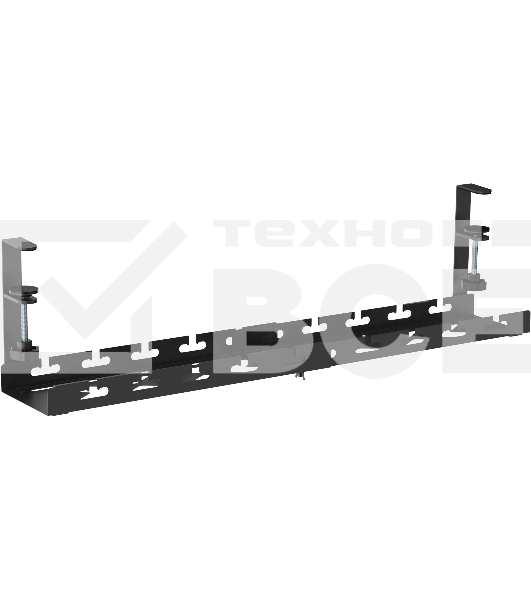 Кабель-канал Cactus CS-CM-700-1BK для столов 72.8x13x19см черный