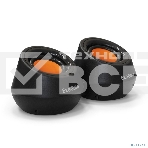 Акустическая система 2.0 ExeGate EX287060RUS Disco 130 (питание USB, 2х3Вт (6 Вт RMS), 100-20000Гц, черный/оранжевый), фото 1