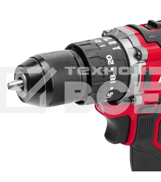 Дрель-шуруповерт аккумуляторная ударная бесщет. CIDS-BL-20, Li-Ion, 20 В MTX