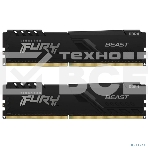 Оперативная память Kingston 32GB 3200MT/s DDR4 CL16 DIMM (Kit of 2) 1Gx8 FURY Beast Black, фото2