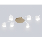 Потолочный светильник Ambrella light FL51755/6 WH/GD белый/золото GX53/6 max 12W 870*570*110, фото5
