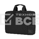 Сумка для ноутбука Сумка Continent CC-215 BK (полиэстр, черный 15,6''), фото6