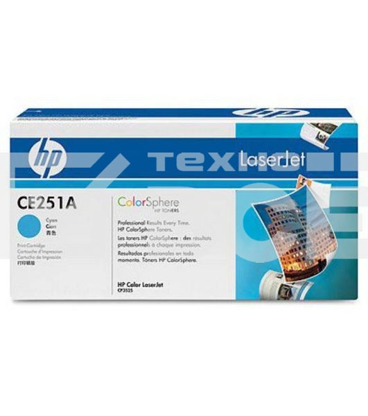 Картридж лазерный HP CE251A голубой для CLJ CM3530/CP3525 7000стр.