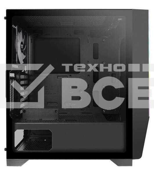 Компьютерный корпус Thermaltake H550 TG RGB черный без БП ATX 5x120mm 5x140mm 2xUSB2.0 1xUSB3.0 audio bott PSU